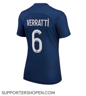 Paris Saint-Germain Marco Verratti #6 Hemma Matchtröja Dam 2022-23 Kortärmad